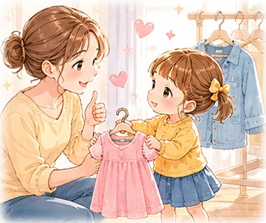 朝の着替えイヤイヤに効いた工夫