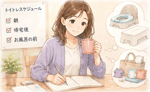 ワーママでも続けやすいトイトレの工夫