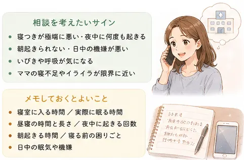 寝ない状態が続く時の相談目安と、2時間寝かしつけへの向き合い方
