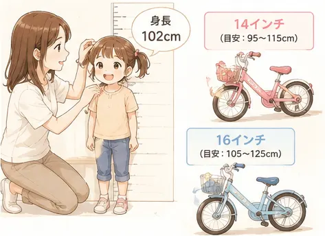 3歳・身長102cmの娘に選ぶときのチェックポイント
