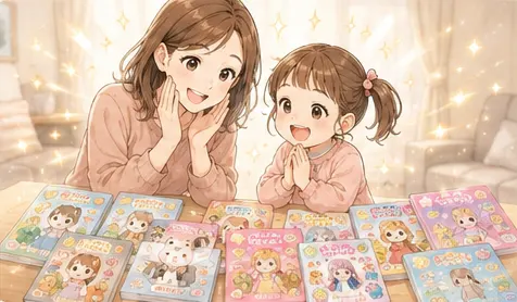 3歳女の子がハマるおすすめシールブック7選