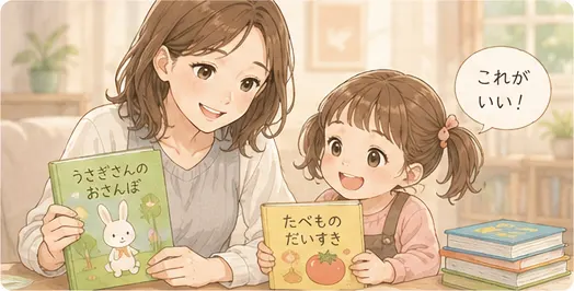 3歳娘の反応がよかった絵本の選び方