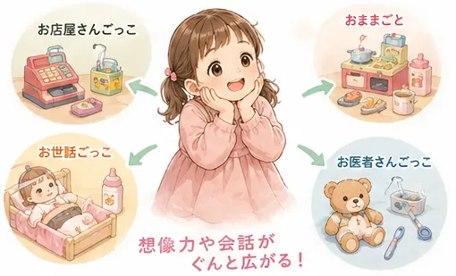 ごっこ遊びをもっと楽しむためにわが家で工夫したこと