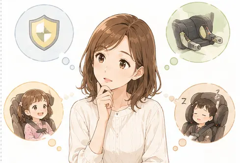 わが家がジュニアシート選びで重視したポイント