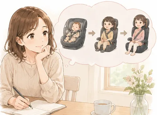 新生児から12歳まで使えるチャイルドシートにすればよかった?わが家の反省