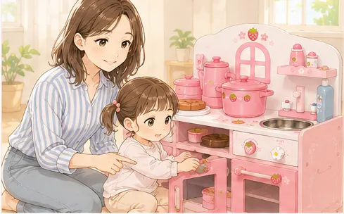 女の子に人気のおままごとキッチンを選ぶときのポイント
