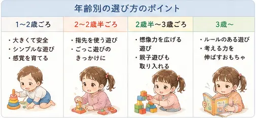 対象年齢だけでなく「わが子の今」を見る