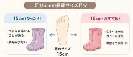 3歳の長靴選びで失敗しないポイント