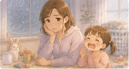 3歳との雨の日はなぜ大変？ワーママが困ったこと