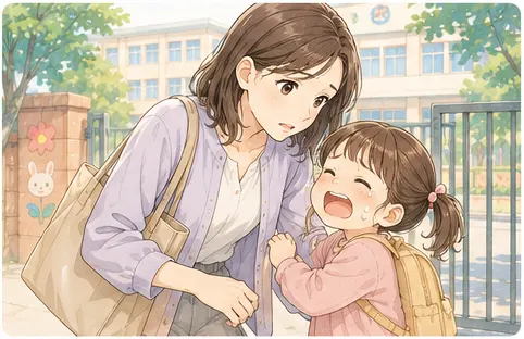 3歳が保育園に行きたくないと泣く理由