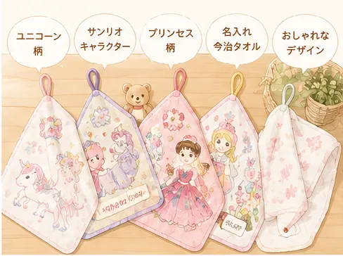 3歳女の子におすすめの保育園用ループタオル5選