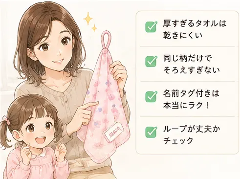 ループタオル選びで失敗しないコツ