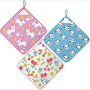 林 ユニコーン柄 ループタオル3枚セット